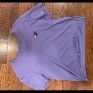 Aviator nation purple tee